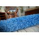Carpet round SHAGGY 5cm blue