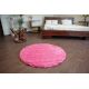 Kilimas Apskritas kilimas šiurkštus 5cm rožinė