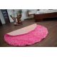 Shaggy szőnyeg kör 5cm rózsaszín