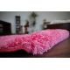 Shaggy szőnyeg kör 5cm rózsaszín