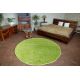 Kulatý koberec SHAGGY 5 cm zelený