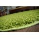 Teppe rund SHAGGY 5cm grønn
