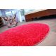 Teppich rund SHAGGY 5cm Purpur
