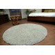 Kulatý koberec SHAGGY 5 cm šedá