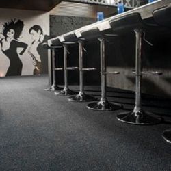 Velour techno csillag szőnyegpadló grafit