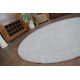 Alfombra SERENITY círculo plateado
