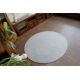 TAPIJT ROND SERENITY zilver