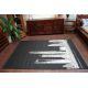 Sisal tapijt SISAL FLOORLUX 20240 zwart / zilver 