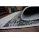 Fonott sizal floorlux szőnyeg 20240 ezüst / fekete