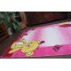 Teppich für Kinder HAPPY C210 rosa Teddybär