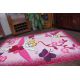 Bērnu paklājs HAPPY C224 rozā Pasaku