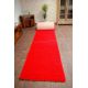 Alfombra de pasillo SHAGGY 5 cm rojo