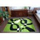 Alfombra PILLY H203-8405 - verde/negro