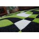 Alfombra PILLY H203-8405 - verde/negro