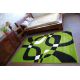 Alfombra PILLY H203-8405 - verde/negro