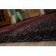 Shaggy narin szőnyeg P901 fekete piros
