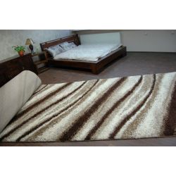 Carpet wall to wall SHAGGY 5cm design 2714 ivory light beige