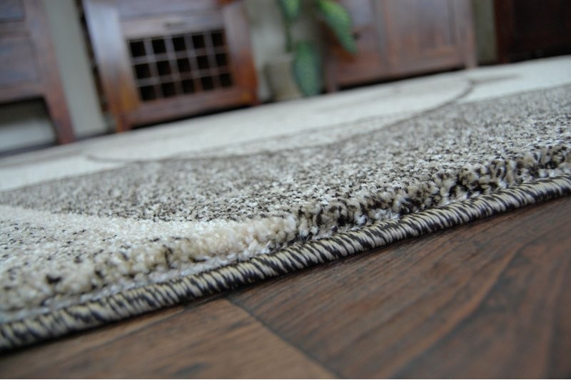 Carpet SHADOW 8594 brown / light beige - Carpets modern frise