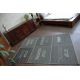 Fonott sizal floorlux szőnyeg 20275 YOLO fekete / ezüst