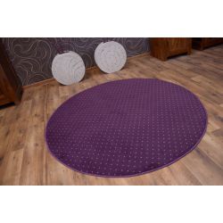 Kulatý koberec AKTUA 087 fialový