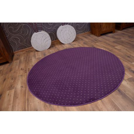 Okrúhly koberec AKTUA 087 fialová