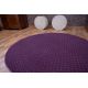 Carpet circle AKTUA 087 purple