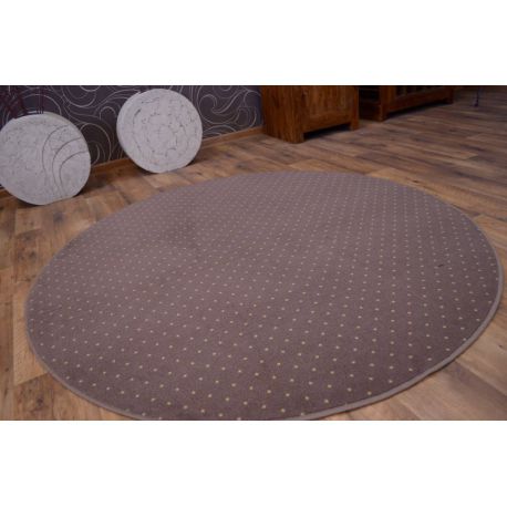 Carpet circle AKTUA 144 brown