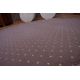 Kulatý koberec AKTUA 144 hnědý