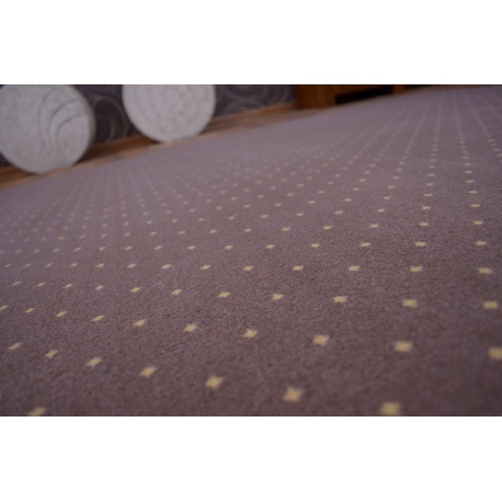 Fitted carpet AKTUA 144 brown