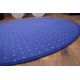 Okrúhly koberec AKTUA 178 modrá