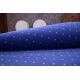 Kulatý koberec AKTUA 178 modrý