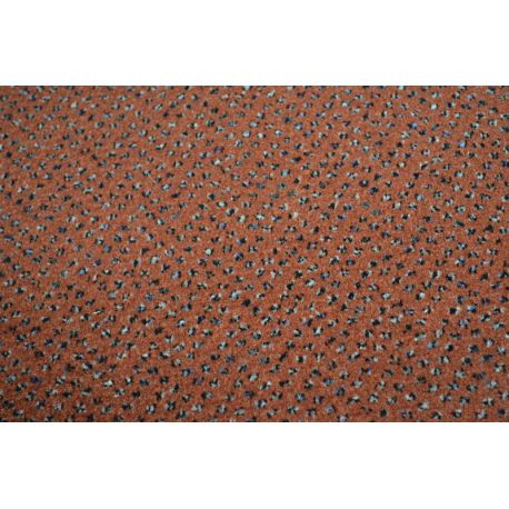 Velour szőnyegpadló szőnyeg TECHNO CSILLAG 140 terrakotta