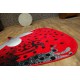Tapete infantil HAPPY C298 MORANGO vermelho