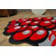 Teppich für Kinder HAPPY C299 9/5000 TRAUBE rot