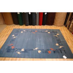 Carpet SPIRIT RAMKA navy blue