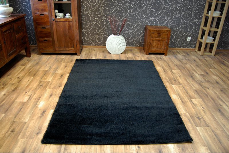 Alfombra SHAGGY VERONA negro - Alfombras