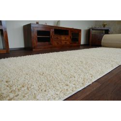 Fitted carpet SHAGGY 5cm cream