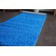 Fitted carpet SHAGGY 5cm blue