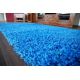 Passadeira carpete SHAGGY 5cm azul