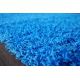 Montert teppe SHAGGY 5cm blå