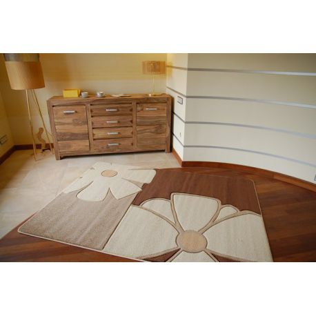 Alfombra ETON círculo plateado