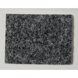 Alfombra de cuerda sisal FLAT 48663/090 Liso negro