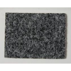Carpet FLAT 48663/090 SISAL - black PLAIN 