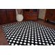 Carpet SKETCH - F764 black/cream- dots