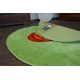 Kulatý koberec PAINT - 1552 zelená