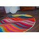 Tapis PEINT cercle - 1562 bleu