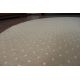 Kilimas Apskritas kilimas AKTUA 143 smėlio spalvos 