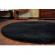 Kulatý koberec SHAGGY MICRO černá