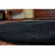 Carpet circle SHAGGY MICRO black