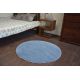 Tapis cercle SHAGGY MICRO gris